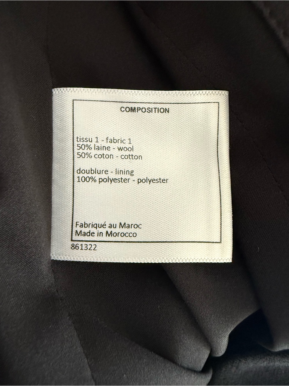 CHANEL Black Men's Two-Button Tailored Blazer - Picture 11 of 13